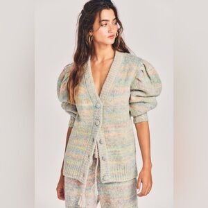 LoveShackFancy Multicolor Wilford Boyfriend Cardigan